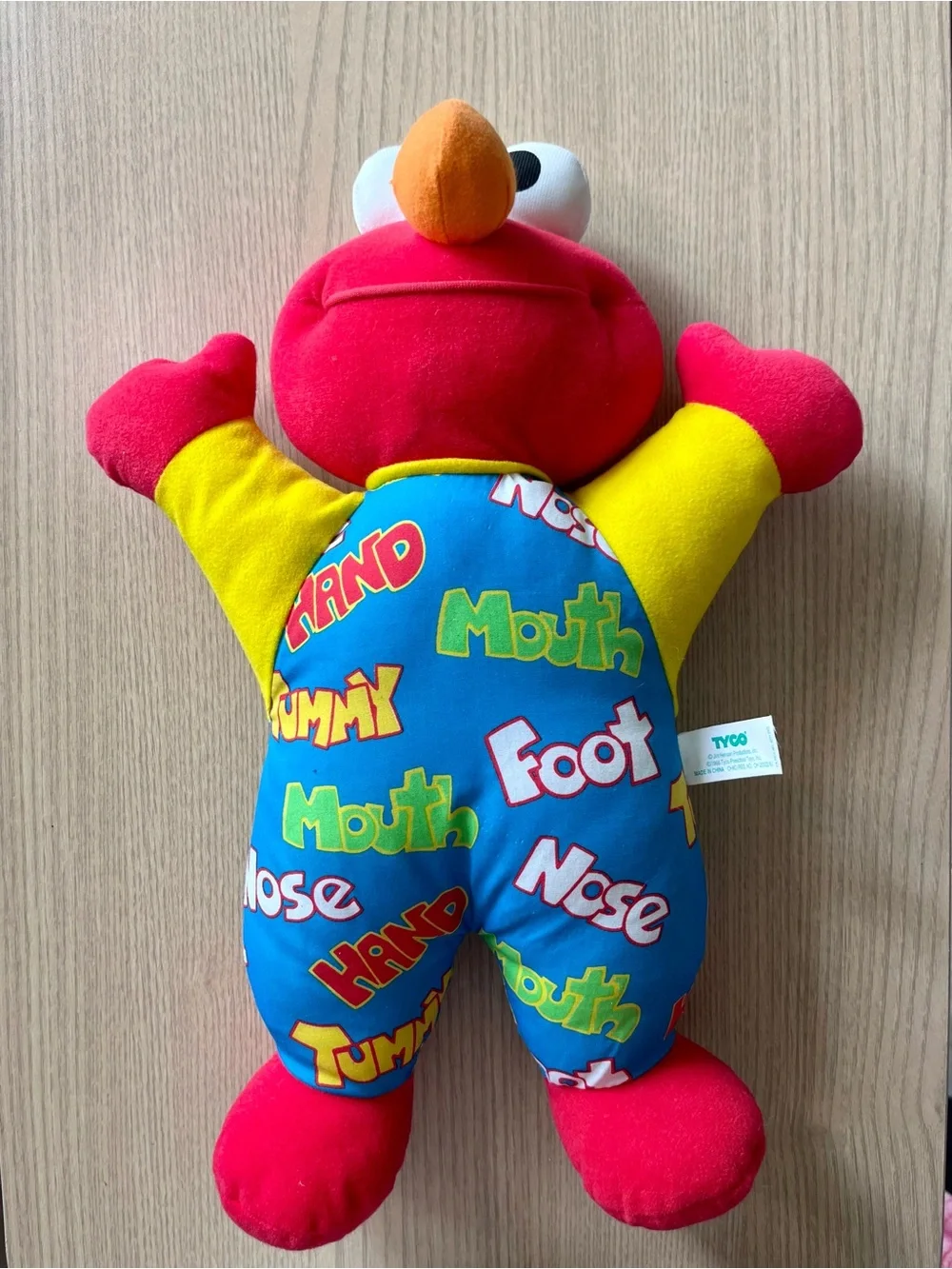 Vintage Tyco Teach Me Elmo Plush 1996 Sesame Street Educational Toy - 13”
